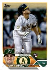 2023 Topps Jonah Bride #95 Oakland Athletics 34K