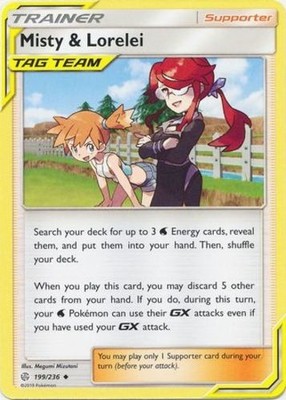Misty & Lorelei - 199/236 - Uncommon - Near Mint