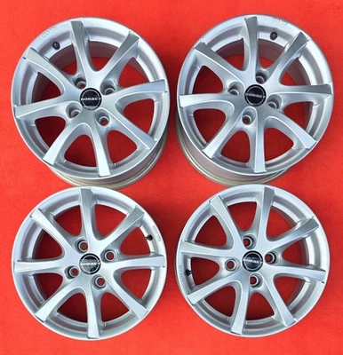 AUDI 80 CABRIO B4 BORBET ALUFELGEN 6,5x15 H2 ET35 LK108 472655 KBA 47221 ALU RIM - Bild 1 von 4