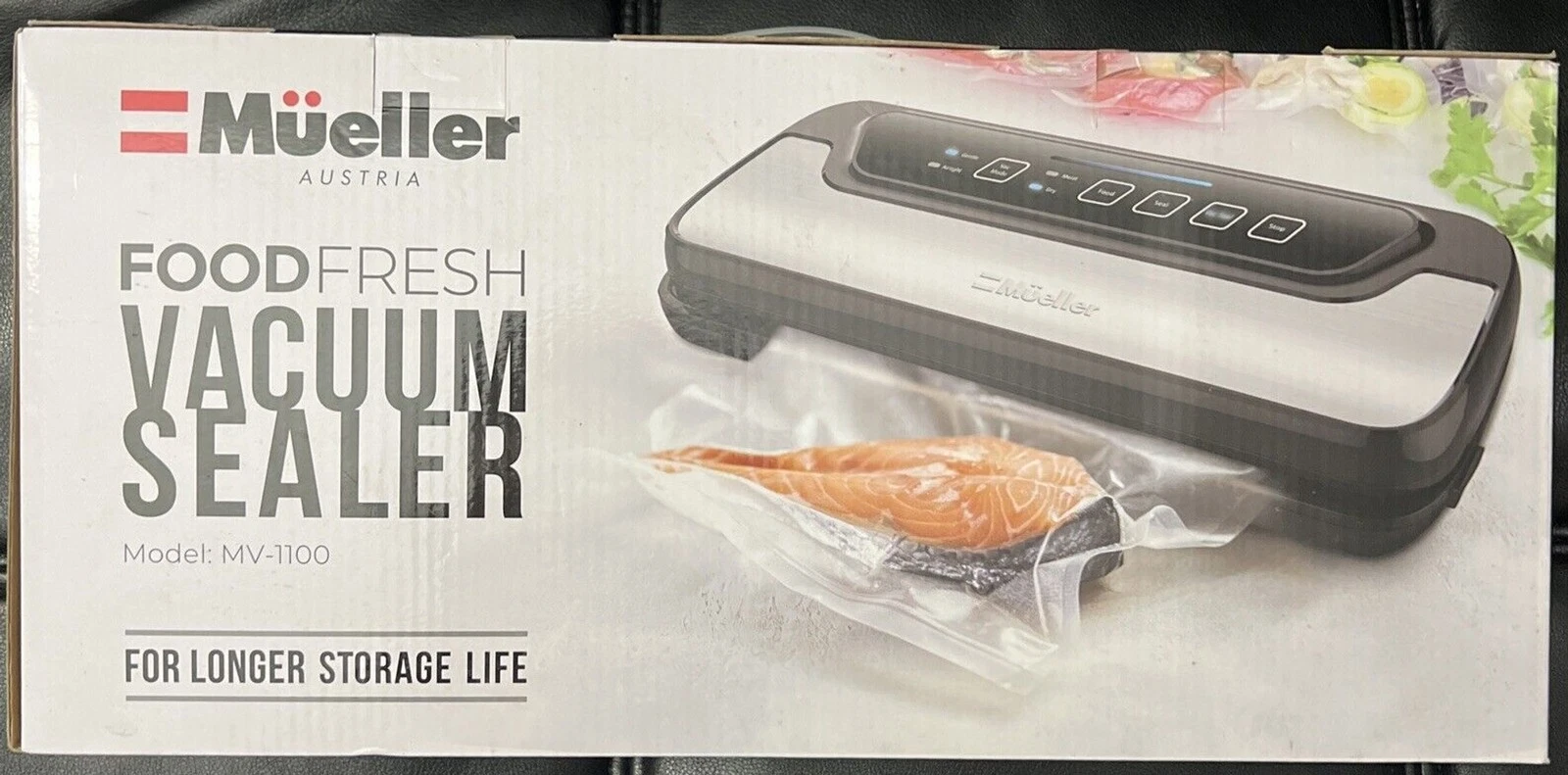 Mueller FoodFresh Vacuum Sealer Machine Automatic Air Sealing System MV-1100