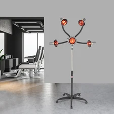 5 Head Infrared Light Heat Therapy Red Lamp Salon Hair Perming Dyeing Styling