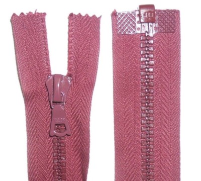 Talon, Maroon/Weinrot, 24 ''/ 61 CM, Grob Kunststoff Zähne, Offenes Ende, Taub 5