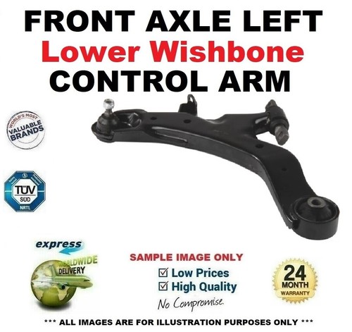 Brazo de control de horquilla inferior eje delantero izquierdo para HYUNDAI ELANTRA Sal 2.0 2003-2006 - Imagen 1 de 8
