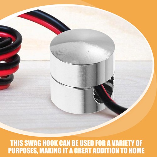 4 Pcs Netzkabelhalter Leichte Kabel-Swag-Haken Elektrokabel-Swag-Haken - Photo 12/12