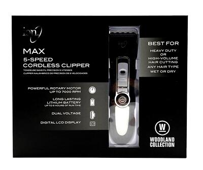 Ion Max 5-Speed Cordless Clipper Best For Heavy Duty