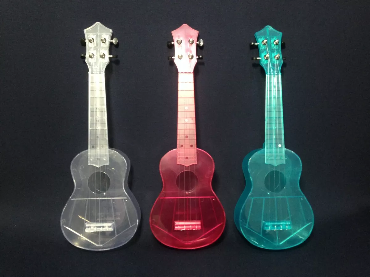Fuykan UK11 CL See Thru Clear Soprano Ukulele All Polycarbonate