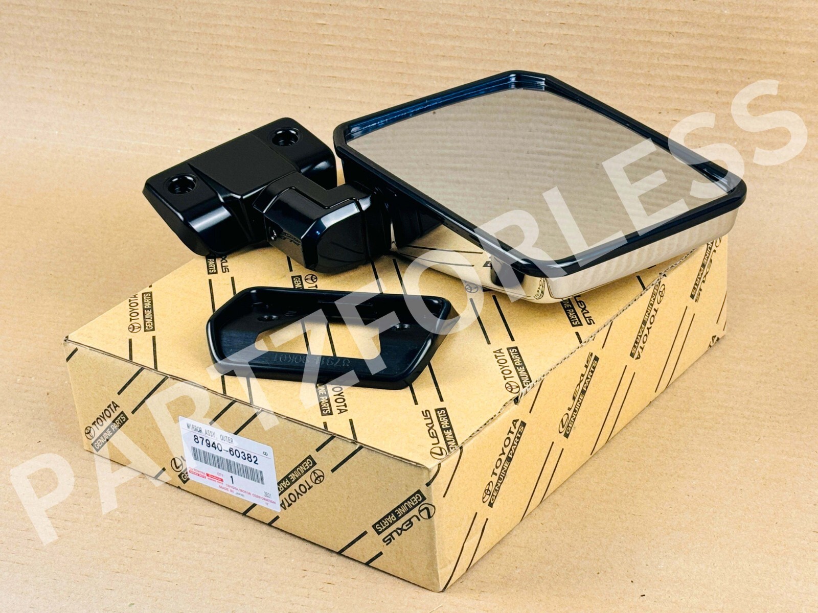87940-60382 TOYOTA GENUINE Land Cruiser MIRROR ASSY, OUTER REAR 