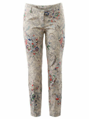 Riani Hose, mit Blütenprint, mehrfarbig,  Größe 36  Neuw. UVP 240, Top!