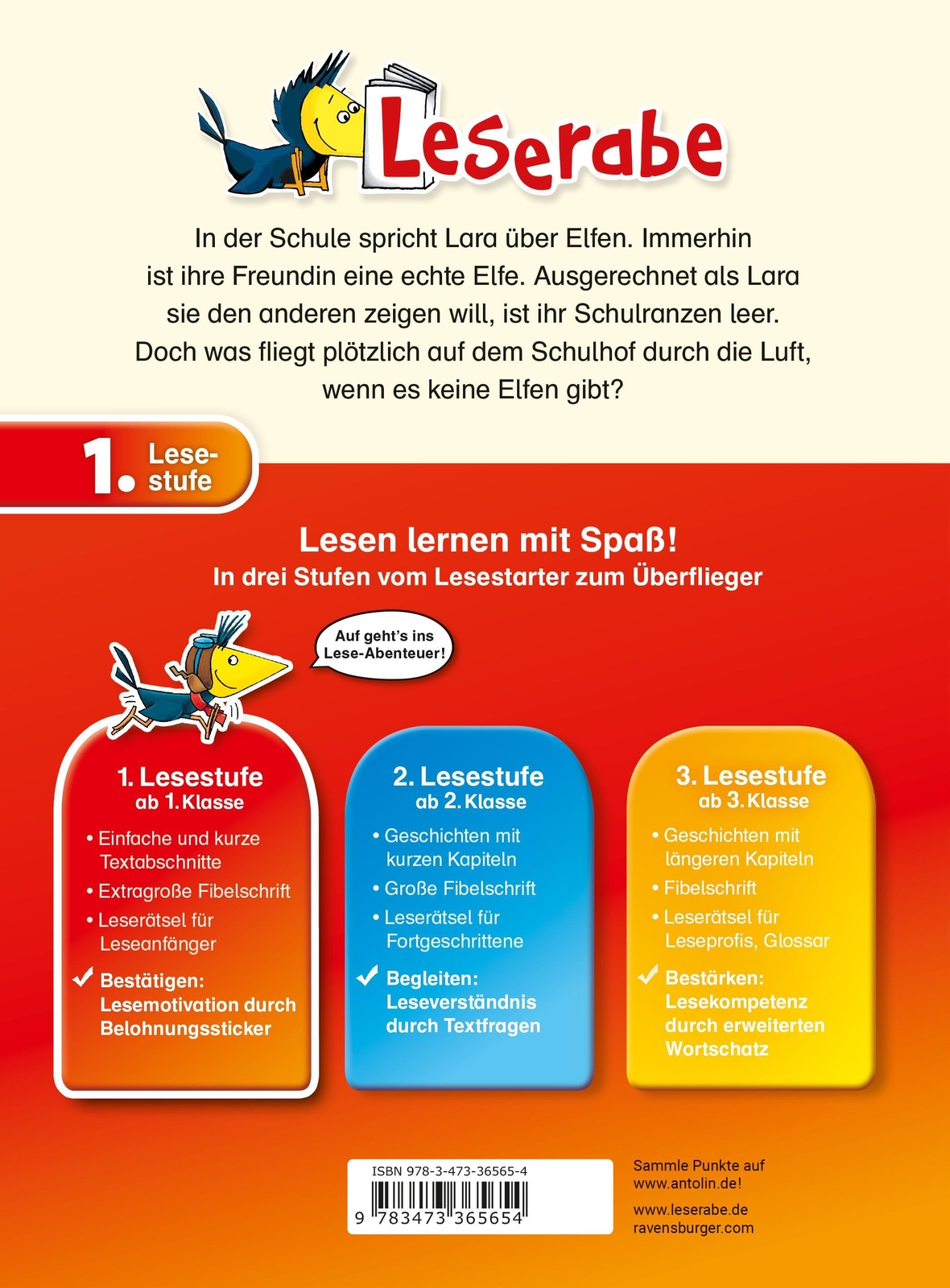 Thumbnail - Lara Und Die Freche Elfe In Der Schule - Leserabe 1. Klasse -