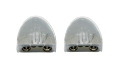 Positive and Negative Car Auto Battery Terminal w Cover Two 4 8 Gauge AWG Out