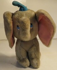 Vintage Dumbo Plush Doll Walt Disney Productions Korea 7" Animated Classic Film