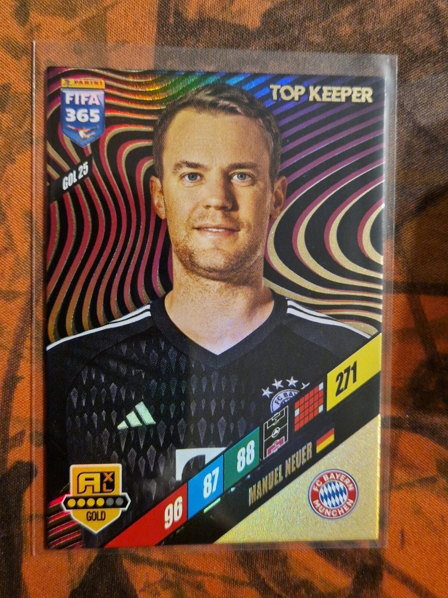 MANUEL NEUER 2024 Panini FIFA 365 ADRENALYN XL TOP KEEPER #GOL 25 