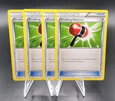 4x Pokémon Crushing Hammer 60/83 XY Generations Item Trainer Playset