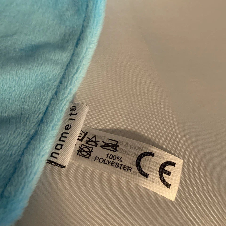 Name It Brand Blue Robot Alien Security Blanket Baby Very Soft Lovey - Image 2 of 4