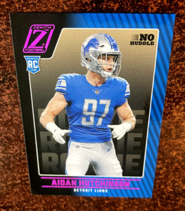 2022 Zenith Aidan Hutchinson " PINK " No Huddle Rookie RC #113 DETROIT LIONS