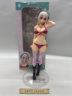 Super Sonico 1/5 ソニコミパッケージBerry!ver. USED] Orchid Seed Super Sonico SoniComi Package Ver. Berry! 1/5