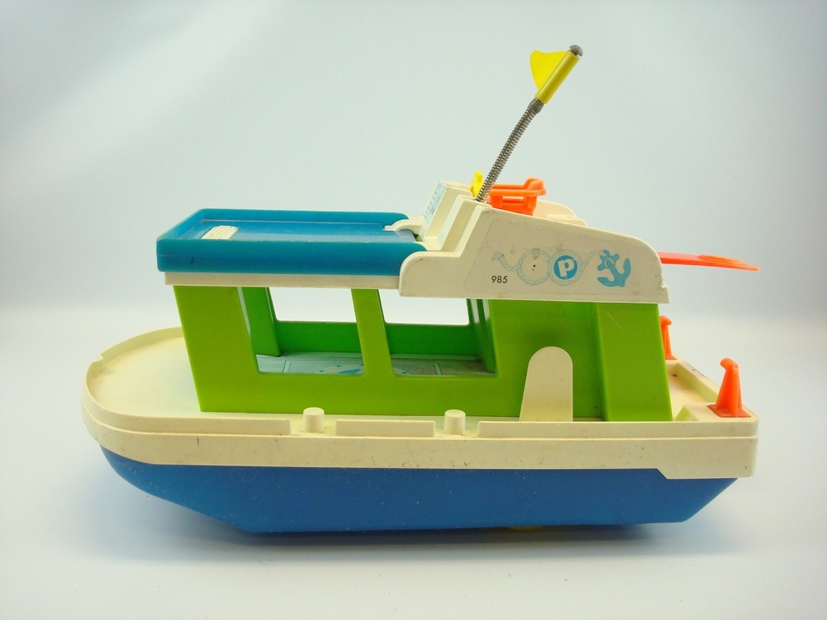 Fisher Price #985 Vintage 1972 Happy Houseboat Little People *Boat Only*