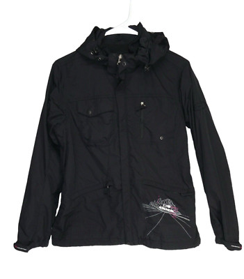 Eider France Women Rain Outdoor Jacket Coat Sz M Removable Hood Pure Equipment