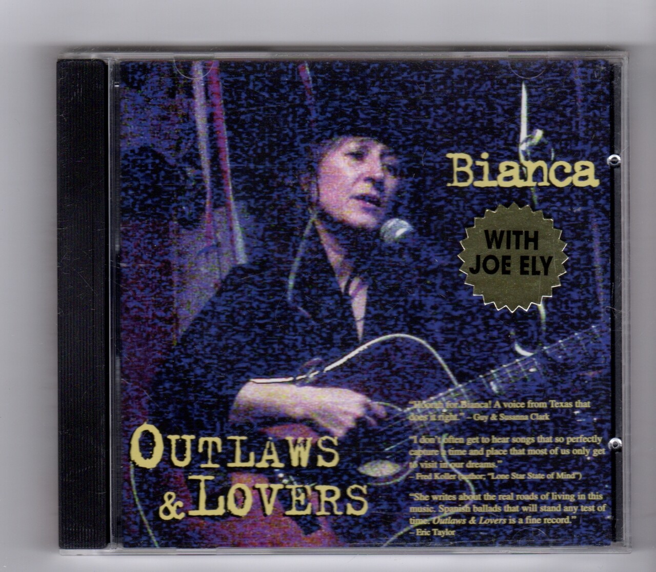 (IR226) Bianca with Joe Ely, Outlaws & Lovers - 2001 CD