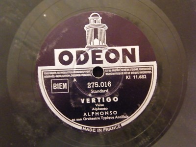 Disc 78 Tours Alphonso Vertigo Roulez Milz ohne Haare''