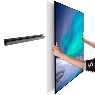 No Stud Tv Mount Wall Tv Bracket Hanger For 1255 Inch Flat Screen Tvs No Drill N