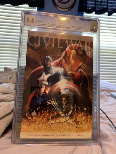 Civil War #1 Aspen Comics Exclusive Variant Michael Turner CGC 9.8
