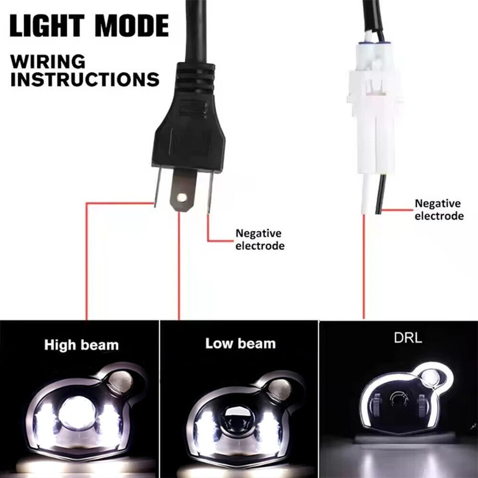 Kit de faros LED DRL para BMW G650GS G 650 X challenge/Xmoto/HP2 Megamoto 06-07 Foto 4 de 4
