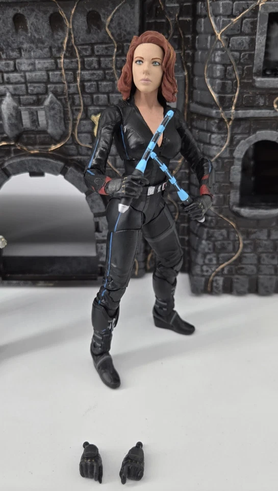 Marvel Select Vengadores Soldado de Invierno Halcón Viuda Negra 7" Figuras Paquete de 3 RARO Foto 4 de 4