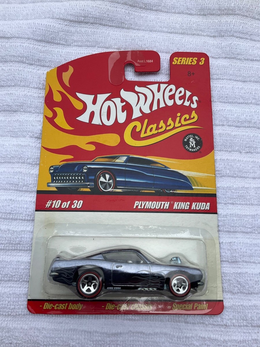 Hot Wheels Classics Series 3 #10/30 Plymouth King Kuda Dark Blue