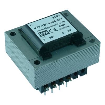 3VA 6VA 12VA PCB Transformer 230V Vigortronix Dual Windings
