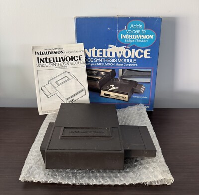 INTELLIVISION INTELLIVOICE VOICE SYNTHESIS MODULE COMPLETE IN BOX UNTESTED