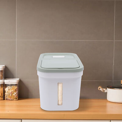 Large Rice Storage Container 10kg Food Flour Airtight Box Rice Dispenser mit Cup