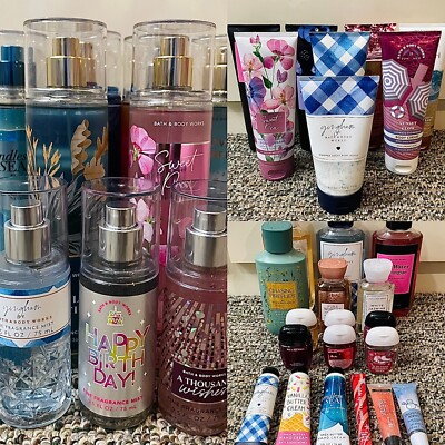 BATH & BODY WORKS Spray, Lotion, Cream + Wash, Lips, Sanitizer YOU CHOOSE! 11/13