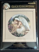Dimensions 2002 Gold Collection Serenity's Garden Counted Cross Stitch 35089 New
