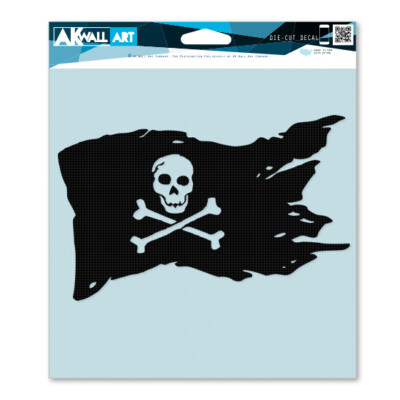 Pirate Flag Jolly Roger - Vinyl Decal Outdoor Weatherproof