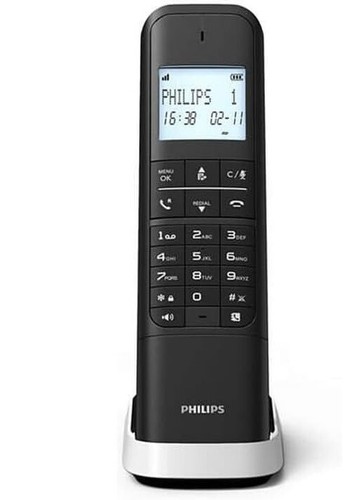 Philips M4701W/12 Schnurloses DECT-Telefon,Haustelefon 4,6 cm, LCD-Display - Bild 4 von 5