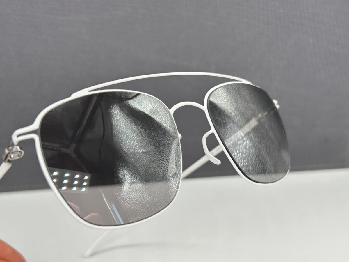 Mykita Sunglasses Men Woman Round White Square Maison