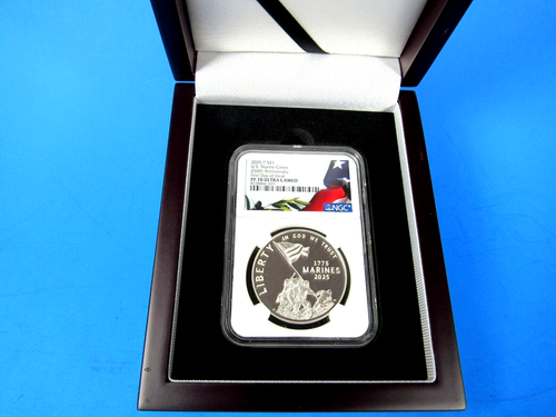 2025 P 1 $, 250th Anniversary, Marine Corps Memorial NGC Pf 70 Ucam FDOI