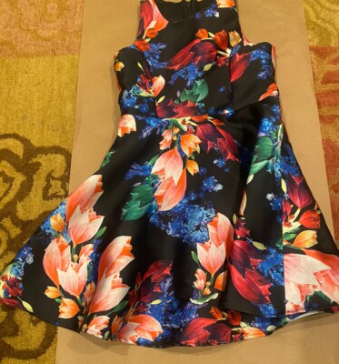 un deux trois party dress Un Deux Trois Girl 's Satin & Tulle Party Dress, Size 7-