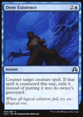 MTG Magic the Gathering Deny Existence (55/356) Shadows over Innistrad LP