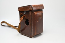 Rollei Rolleicord Brown Leather Case with Front Clasp G944