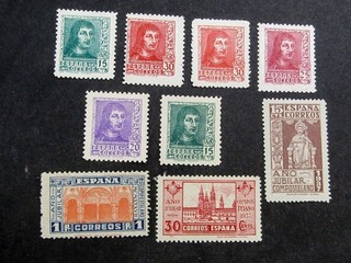 Sello de España nystamps # 635//661 Como Nuevo OG H G21y712