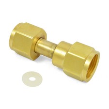 CGA-320 to CGA-580 Adapter  806 CO2 Carbon Dioxide Bottle to Argon Flowmeter