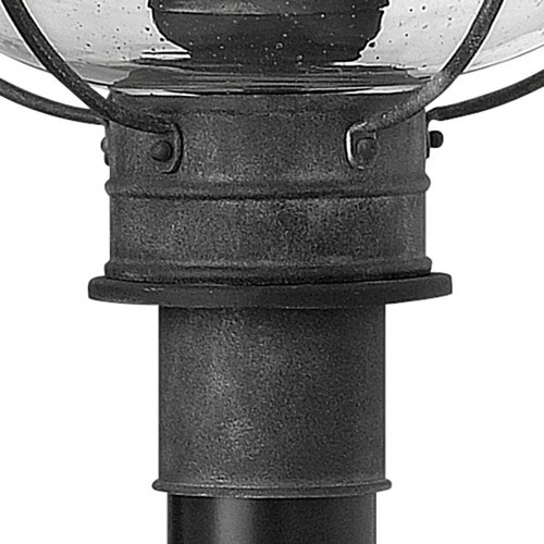 Hinkley Cape Cod 23 3/4" High Aged Zinc Outdoor Post Light - Picture 6 of 7
