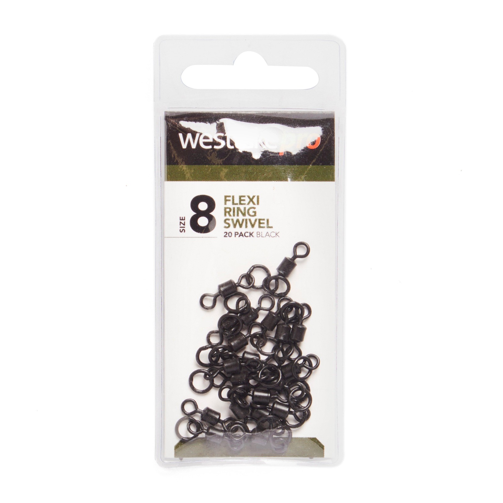 New WESTLAKE Flexi Ring Swivel Size 8 20Pk