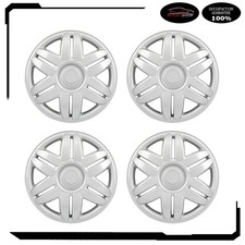 Set Of 4 13 Wheel Hub Caps Silver Snap On Fits R13 Tire Rim Wheel Covers Kit