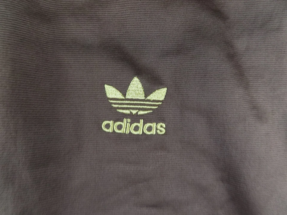 Vintage Adidas Jacket Mens 2XL Brown Gold Firebird Track 3 Striped USA Y2K - Image 3 of 4