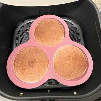 Air Fryer Eierpfanne 2er Pack Silikon Antihaftbeschichtet Leicht zu reinigen zum