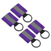 Reflektierende SchlüSselanhäNger-Tags, 4Er-Pack SchlüSselanhäNger, Lila