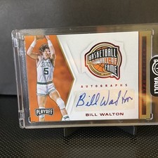 2019-20 Panini Chronicles - Hall of Fame Autographs Bill Walton #HF-BWA Gold
